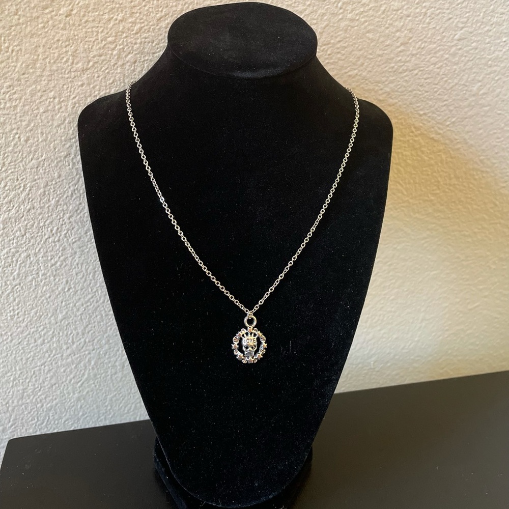 Skull, Love, and Stars Necklace Handmade - Picture 2 of 3